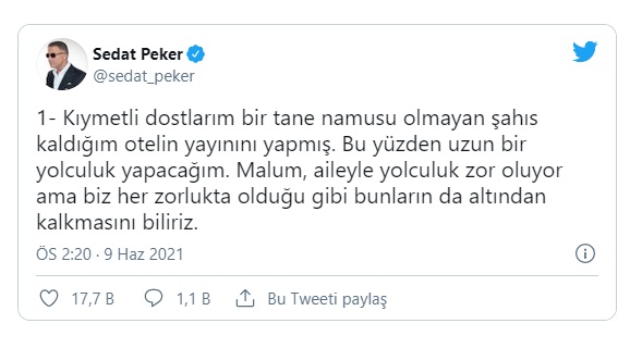 sedat peker