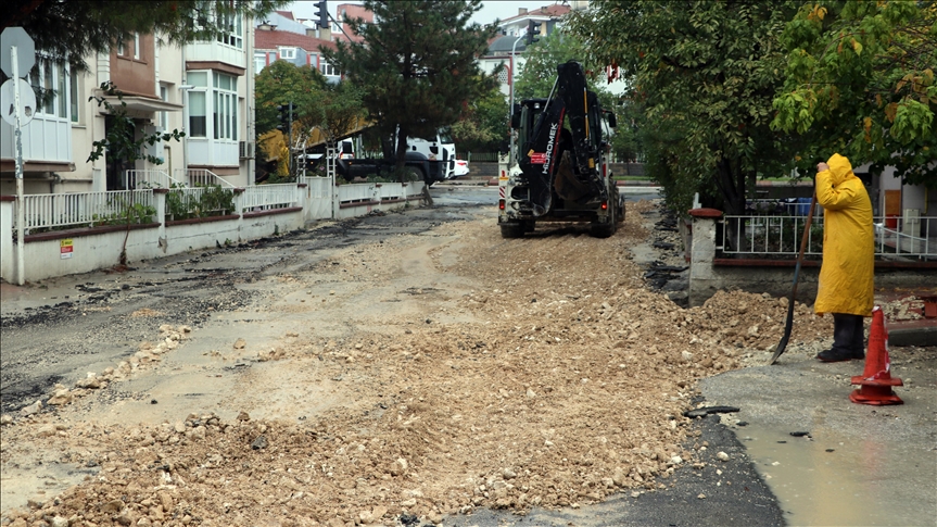 Trakya'da kuvvetli saanak devam ediyor