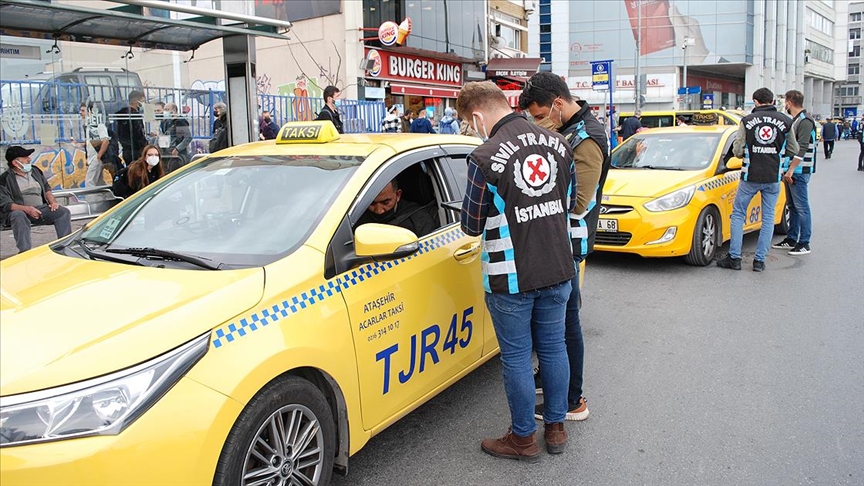 stanbul'da taksi denetimleri sryor