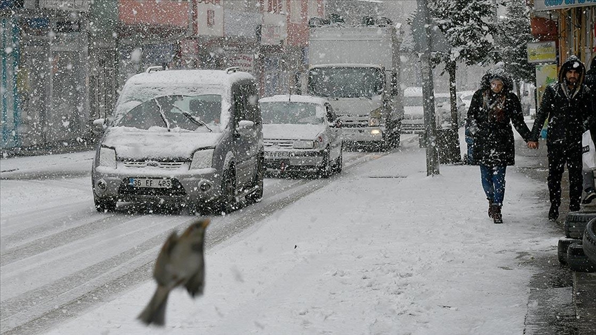 Kars ve Ardahan'da kar ya etkili oluyor