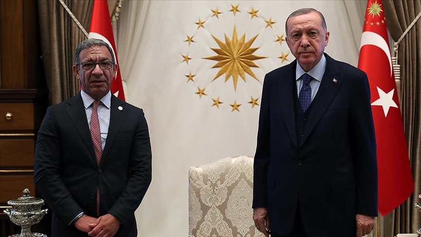 Cumhurbakan Erdoan, Parlamentolar Aras Birlik Bakan Pacheco'yu kabul etti