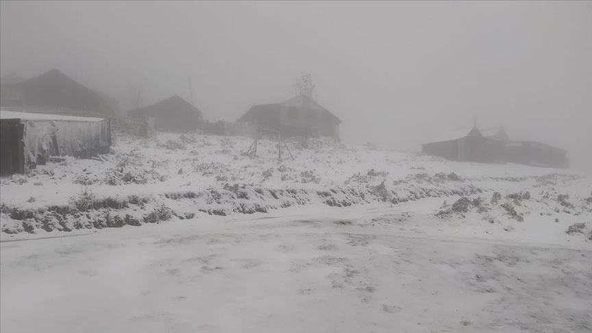 Sakarya'da Dikmen Yaylas beyaz rtyle kapland