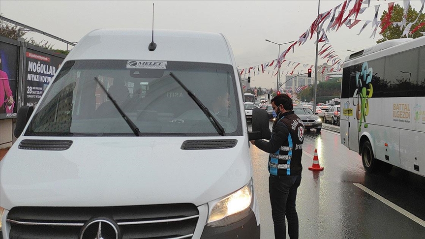 stanbul'da okul servislerine ynelik denetim gerekletirildi