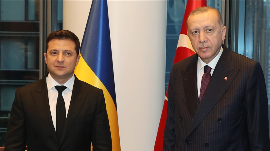 Cumhurbakan Erdoan Ukrayna Devlet Bakan Zelenskiy ile telefonda grt