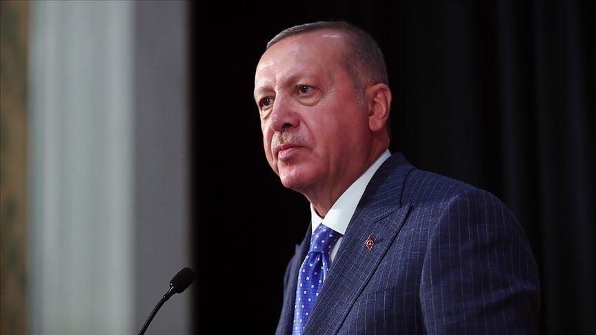 Cumhurbakan Erdoan otobs kazasnda hayatn kaybedenler iin Kuzey Makedonya ya basal diledi