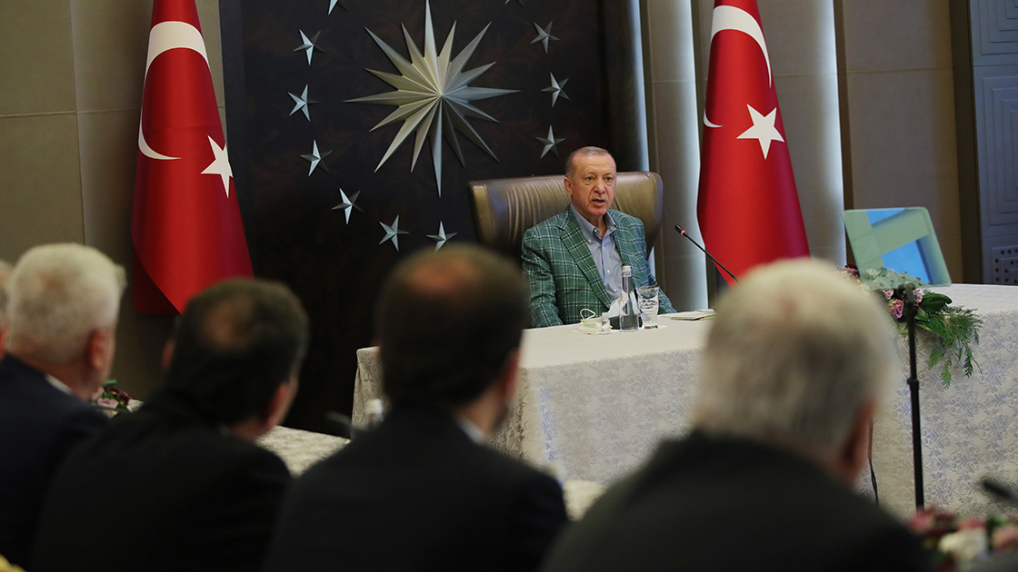 Cumhurbakan Erdoan, Trkiye'deki Bonak sivil toplum kurulularnn temsilcilerini kabul etti