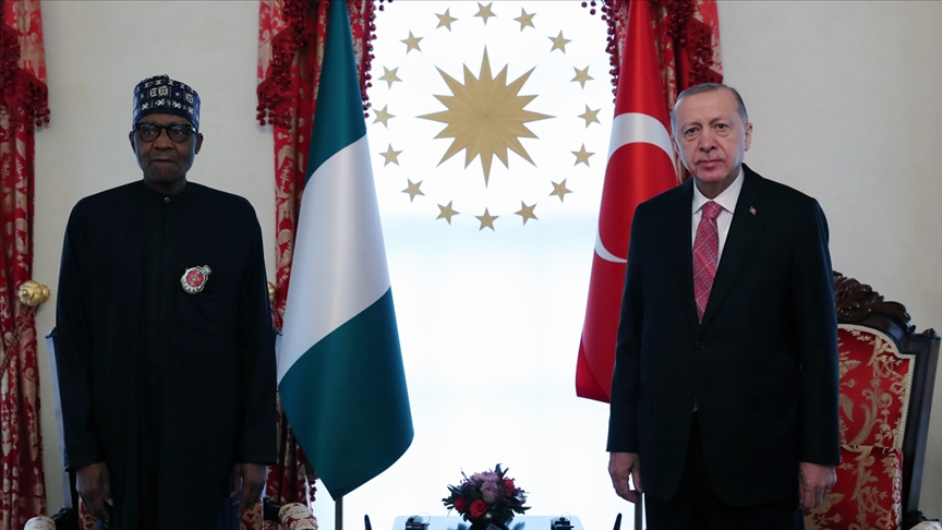 Cumhurbakan Erdoan, Nijerya Cumhurbakan Buhari'yle grt