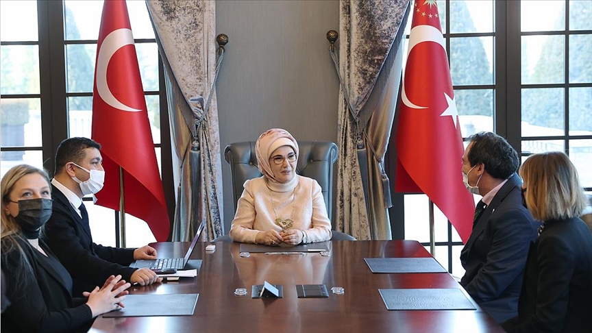 Emine Erdoan'dan SEREV'in 'Doudan Batya Engelsiz Hayat Projesi'ne destek