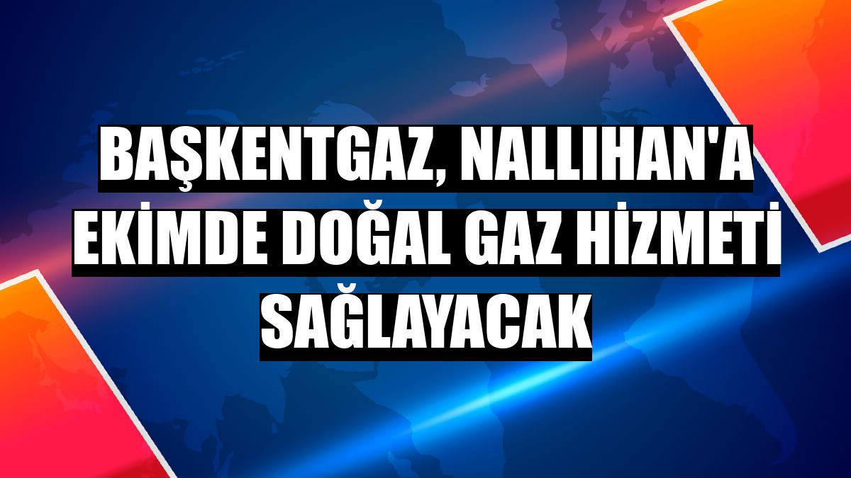 Bakentgaz, Nallhan'a ekimde doal gaz hizmeti salayacak