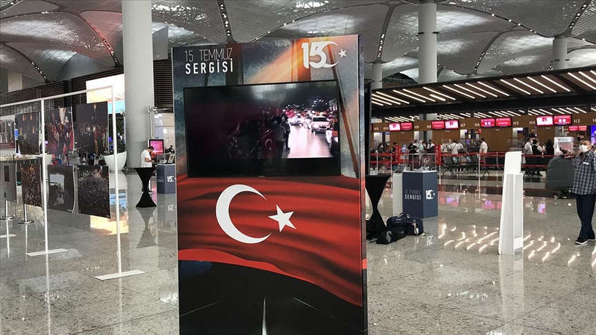 stanbul Havaliman'nda '15 Temmuz Demokrasi ve Milli Birlik Gn' sergisi ald