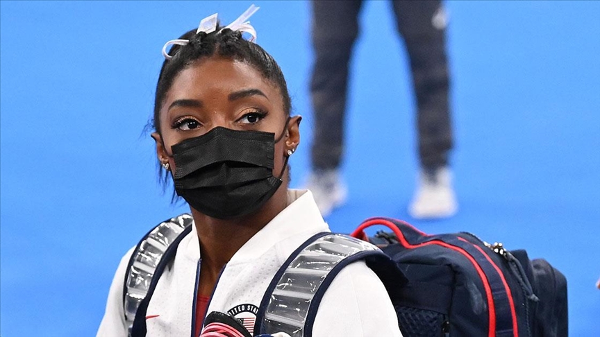 Simone Biles salk gerekesiyle bireysel genel tasnif finallerine de katlmayacak