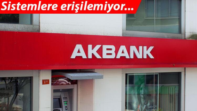 Akbank'tan hizmet kesintilerine ilikin aklama: