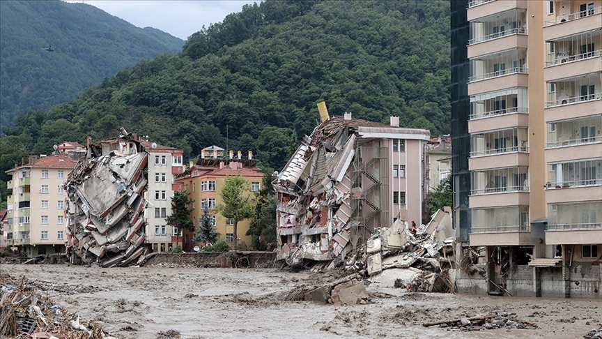 AFAD: Sel nedeniyle Kastamonu'da 25, Sinop'ta 2 kii hayatn kaybetti