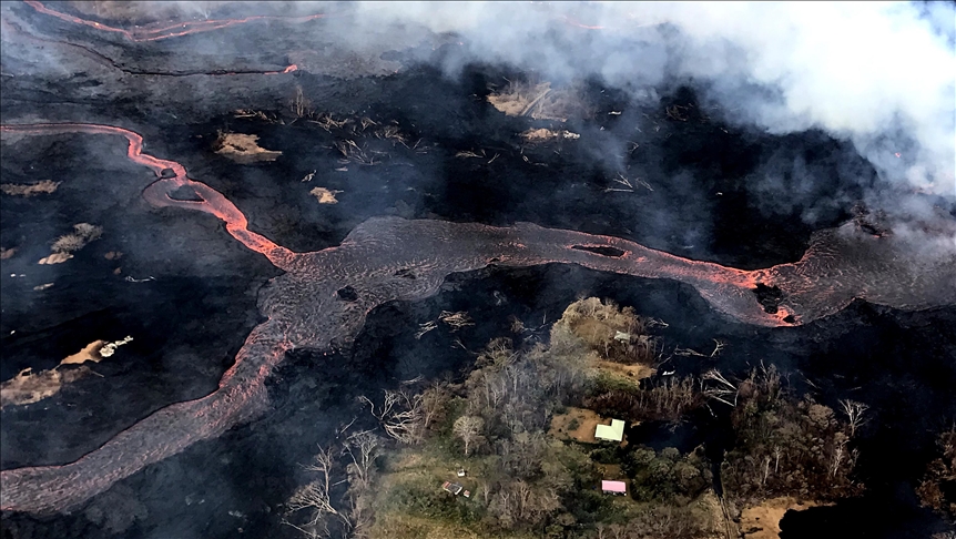 Hawai'deki Kilauea Yanarda'nda ok sayda deprem tespit edildi