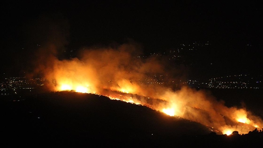 Manisa'nn Kula ilesindeki orman yangn kontrol altna alnd