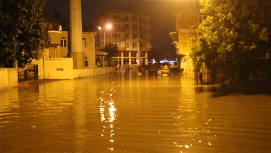 Samsun'da saanak etkili oldu