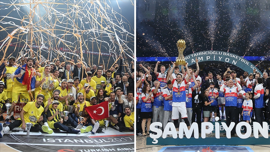 THY Avrupa Ligi'nin Trk ampiyonlar Fenerbahe ve Anadolu Efes