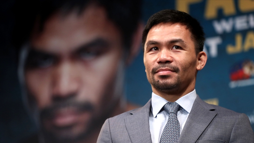 8 farkl sklette dnya ampiyonu tek boksr Pacquiao boksu brakt