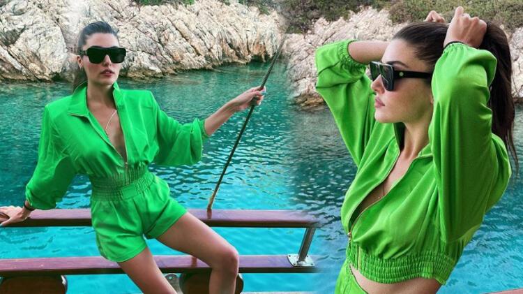 Hande Erel'in tatil pozlarna beeni yad