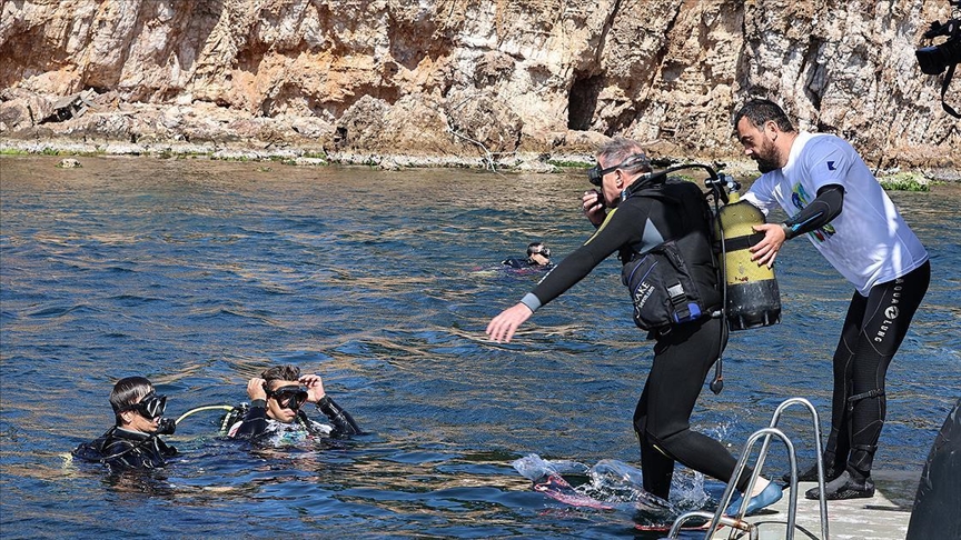 TBMM Msilaj Sorununu Aratrma Komisyonu yeleri Marmara Denizi'nde dal yapt